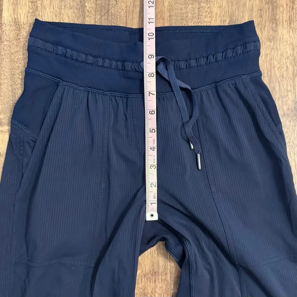 Lululemon Dance Studio Crop Mid Rise Pant 25” On The Move Athleisure Navy Size 2